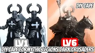 【DIY Cape】Deluxe Dark Templar figures! DIY Custom set for Mythic Legions Dark Crusaders!