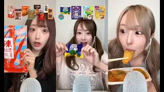 TikTok Mukbang ASMR Compilation 🍜 | Best Eating Sounds by @_hinako_kagura