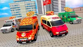 Pizza Delivery Simulator - Delivery boy Drives Food van - Mobile Gameplay ( Game Android) Game Racer