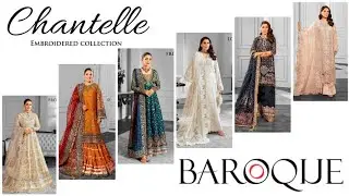 Baroque New Chantelle Collection 2025 UNBOXING Latest EMBROIDERED CHIFFON Collection Online Shopping