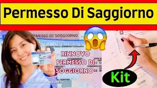 How To Apply Italy Stay Permit🇮🇹✅ #italyvisa #italia