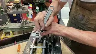1202.  How to adjust the half-nut on an Edison Triumph phonograph