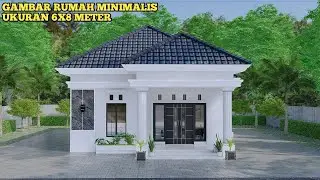 GAMBAR RUMAH MINIMALIS UKURAN 6X8 METER