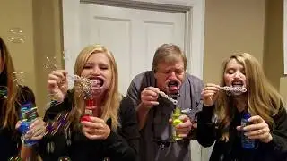Can you blow bubbles with cheek retractors in your mouth?