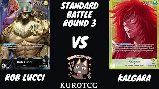 (OP08) Lucci vs Kalgara! Tabletop Tavern Locals Round 3! One Piece TCG POV
