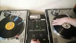 Reloop RP-7000 scratch test with DIF-1S mixer