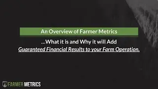 Training #1: Farmer Metrics and Cash Flow Strategy
