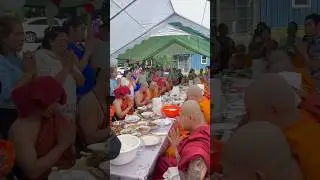 Final day of becoming monk #buddhism #religion #buddhist #karen #knyaw #poekaren #monk #usa