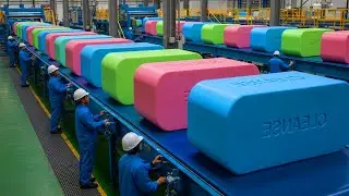 Inside a Modern Soap Factory | Soap Manufacturing Factory Line