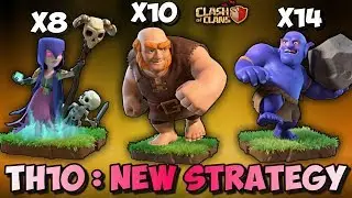 GIANT + WITCH + BOWLERS | GIBOWITCH | Th10 New 3 STARS War Attack Strategy | Clash Of Clans