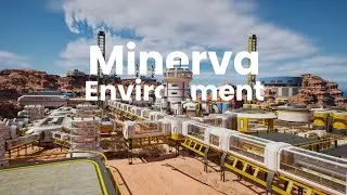 Minerva Environment in Unreal Engine 5. Mission to Minerva Cargo Kitbash3D.