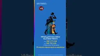 Whisky johnnie walker blue label 750ml em Super Promo&ccedil;&atilde;o