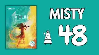 Misty by Erroll Garner | arr Garrick | Play Along | Trinity College London Grade 5 Violin Exams 2025