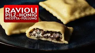 Selbstgemachte Ravioli mit Pilz-Ricotta-F&uuml;llung Rezept - schnell und einfach