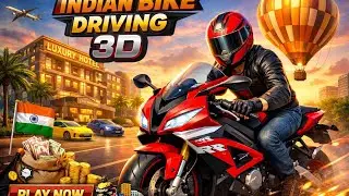 Hot air balloon 🎈in [ Indian bike driving 3D game]