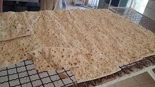 BAKINg Bread with Industrial Machines|Baking Tufton Bread|Baking Iranian Bread