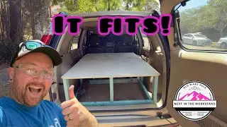 Honda CR-V Budget Camper Build: Sleeping Platform Finished | Full Step-by-Step, tools + Lessons