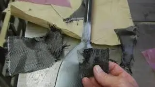 Carbon Canoe Paddle Repair - Step 2