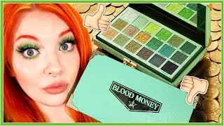 Jeffree Star Cosmetics Blood Money Palette 💵 Swatches + First Impressions