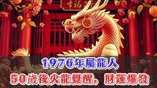 1976年屬龍人注意！50歲後火龍覺醒，財星入庫，命運正式翻盤！不看一定後悔！#1976年屬龍 #火龍之命 #財星入庫 #翻身之年 #2026龍運