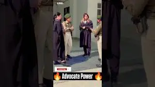 Police Attitude Vs Supreme Court Advocate Power 🔥 #motivation #law #lawyer #shorts #viral #advocate