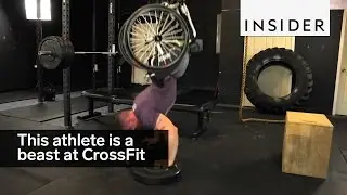 This athlete is a total beast at adaptive CrossFit