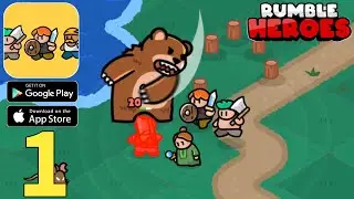 Rumble Heroes Gameplay Walkthrough Part 1 - Tutorial (ios, Android)