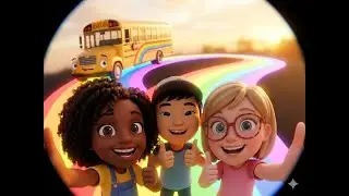 Wheels on the Bus | Clap, Wave, Bounce! Action Rhymes