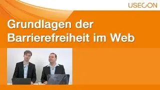 USECON Experience Webinar: Grundlagen der Barrierefreiheit im Web