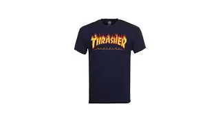 Camiseta Thrasher Flame Navy