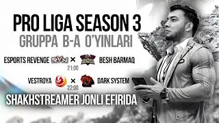 MLBB PRO LIGA S3 by Shakhstreamer A va B Guruhlar O'yinlari 2-Kun|MLBB |UZB