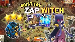 New TH12 attack Strategy 2020|TH12 ZapWitch Attack Strategies|Easy 3 star TH12 attack Strategy |CoC