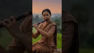 Golden Hour Khlui Haven 🏞️ | Instant Calm Study Music #YogaFlute