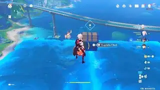 Genshin Impact - launch the ship for some Exquisite chests (near Marcotte station)