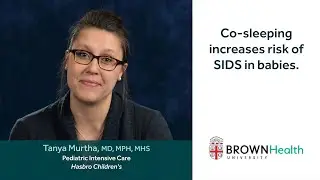 Co-sleeping increases risk of SIDS in babies.