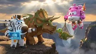 Super Wings FULL Episode  Bello's Dino-Language Rescue! 🗣️ Baby Triceratops & Animal Empathy!