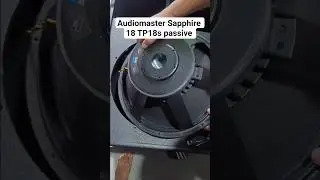 AUDIOMASTER SAPPHIRE 18 , MODEL:TP18S PASSIVE #SOUNDSYSTEM #SUBWOOPER