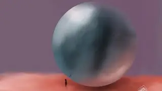Drawing floating metal timelapse - Procreate All Star Brush 2021