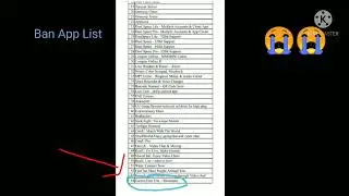 FF Ban List Me Samil Hai🥺🥺🥺 with 54 Chinese Application