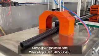 PE Prestressed Pipe Spiral Corrugated Pipe Production Line