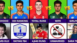 Saim Ayub vs Shubman Gill vs Harry Brook | Future Stars Cricket Comparison 2025 | Sports Horizon 
