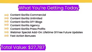 Content Gorilla Full Review + Demo + Upgrades + Bonuses