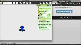Etoys making a car drive