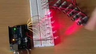 Quick Arduino MIDI Laser Harp