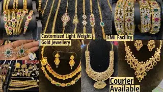 Light Weight Gold Jewellery with Prices | Gold Jewellery Collection | KPHB Shopping @PavitraBurada