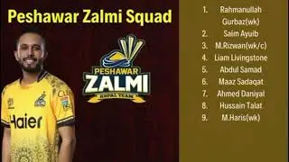 &ldquo;#PSL #2026 | #Peshawar #Zalmi New Squad Reveal 🔥 | Full Team Line-up & Player List&rdquo;