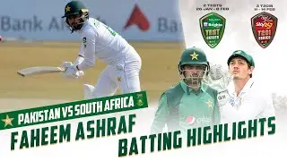 Faheem Ashraf 50 Score | Batting Highlights | Pakistan vs South Africa | PCB | ME2E