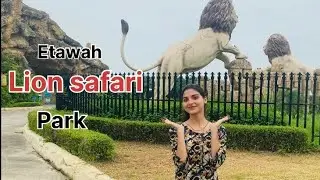 LION SAFARI में घूमने गए 😊फैमिली को लेकर ❤️✨ || Etawah Lion Safari Park 