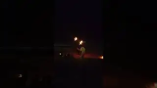 Fire dance at Krabi! #dance #fireshow #fire #travel #shorts #krabi