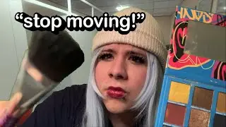 [ASMR] -  Doing your Makeup In the School Bathroom (Ft. my Smoke Alarm)
